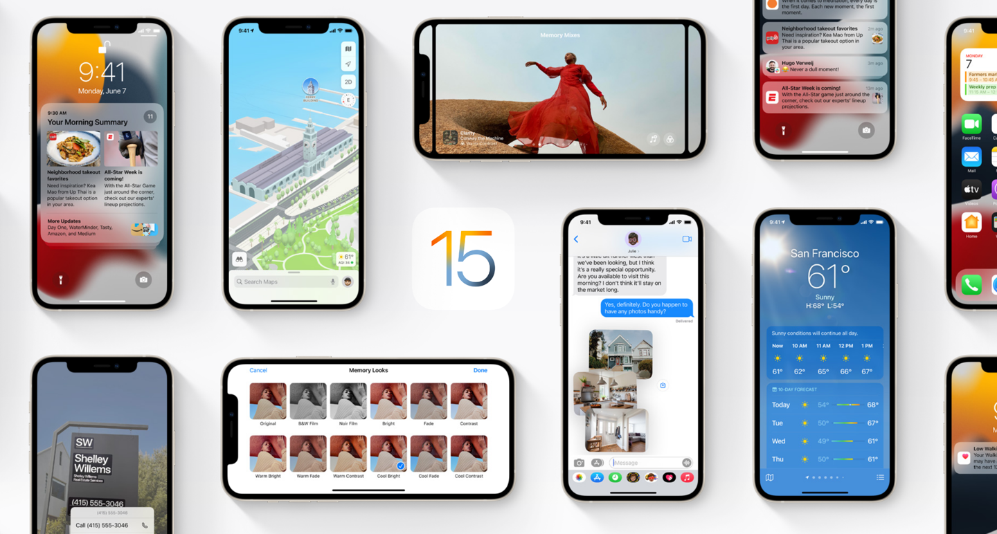 蘋果推送 iOS/iPadOS 15 首個公測版 Beta 更新