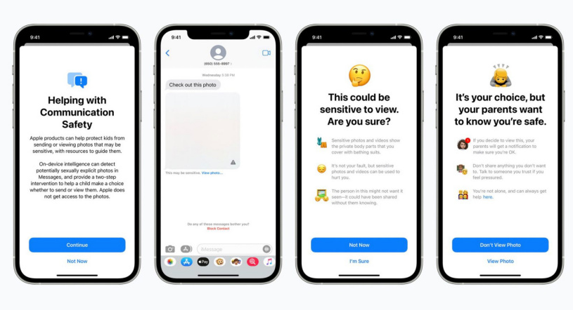 蘋果宣布對兒童安全的全新保護措施，將在 iOS 15 正式版全面上線