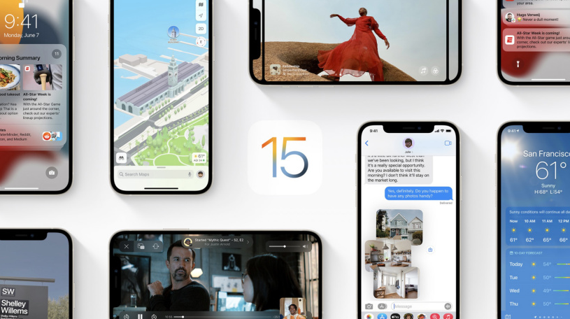 蘋果發布 iOS 15/iPadOS 15 公測版 Beta 5