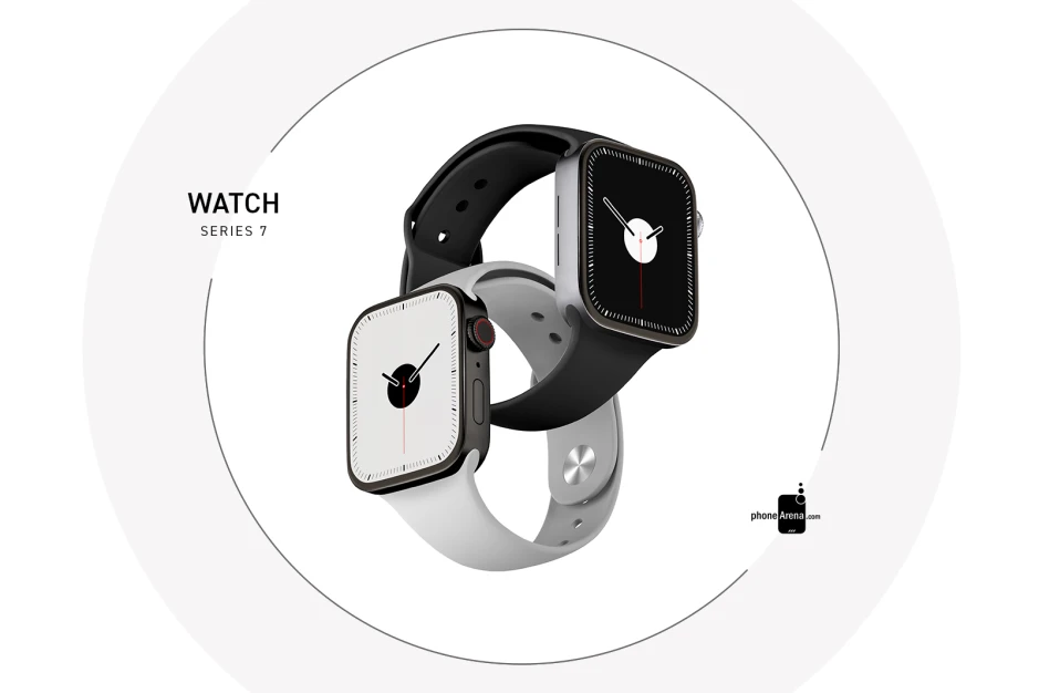 全新 Apple Watch Series 7 概念渲染欣賞