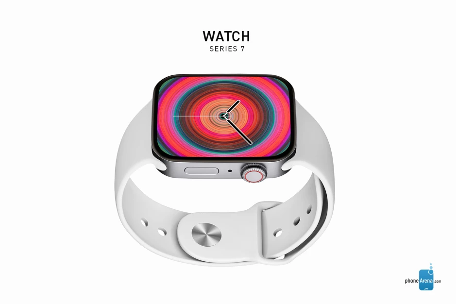 全新 Apple Watch Series 7 概念渲染欣賞