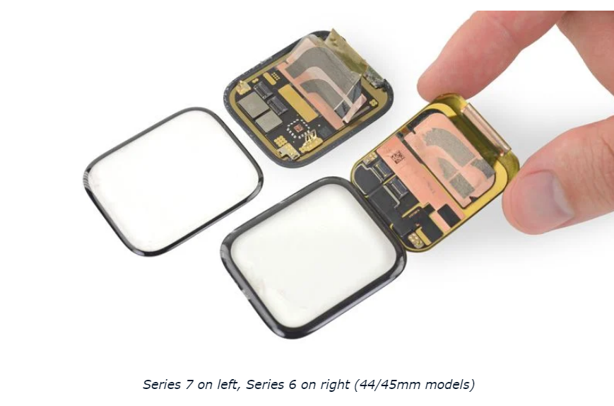 iFixit 拆解蘋果 Apple Watch Series 7，電池容量曝光