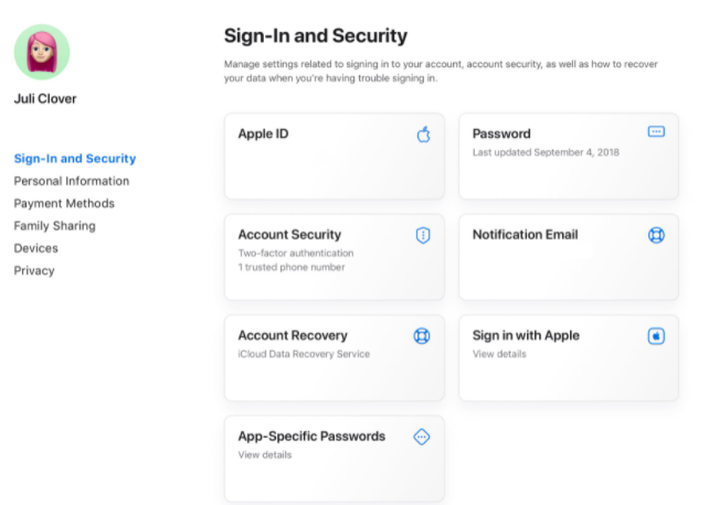 蘋果推出重新設計的 Apple ID 網站，更簡潔更實用