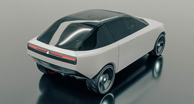 基於蘋果汽車專利，第三方設計師打造“Apple Car”3D 渲染圖