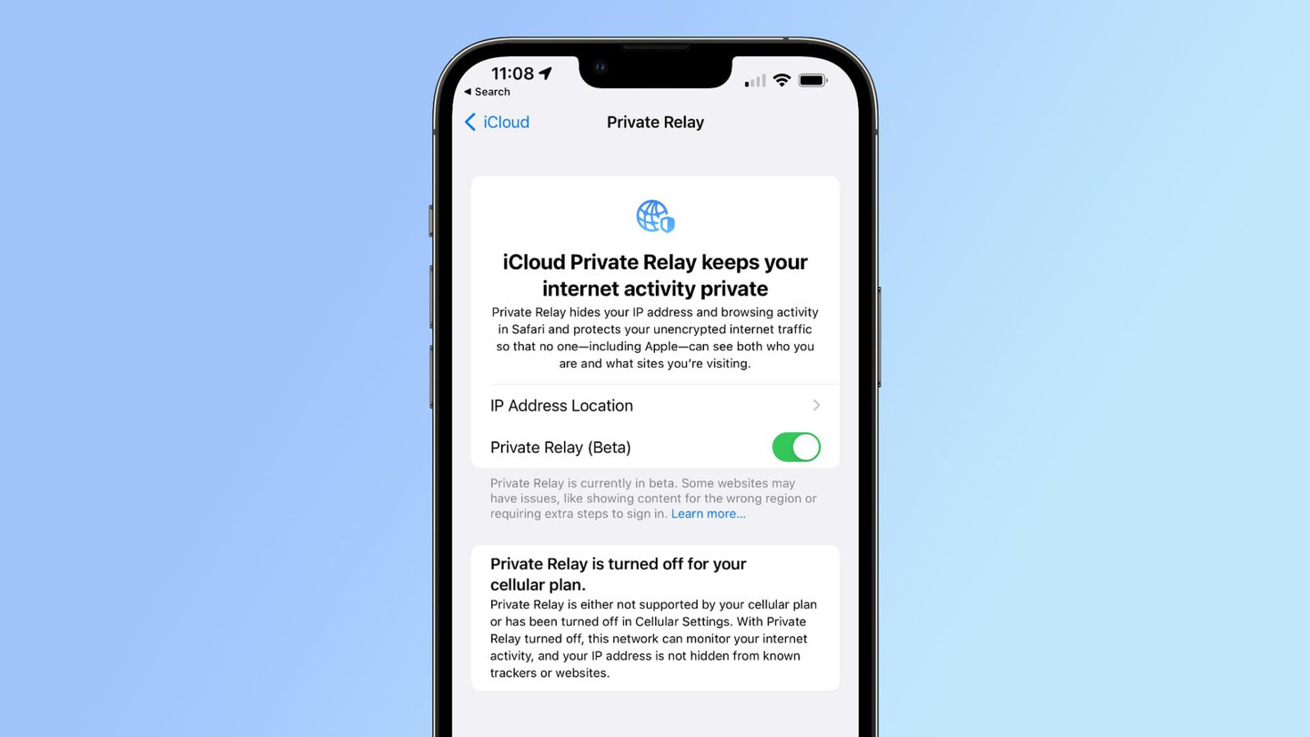 蘋果澄清：iOS 15.2 不會關閉 iCloud 隱私中繼功能