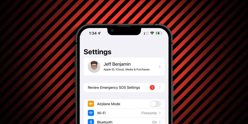 蘋果 iOS 15.4 Beta 3 更新後，提示 iPhone 用戶查看 SOS 緊急聯絡設置！