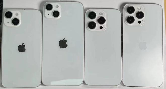 蘋果 iPhone 14 / Pro 系列四款機模圖片出爐：後置相機鏡頭尺寸更大