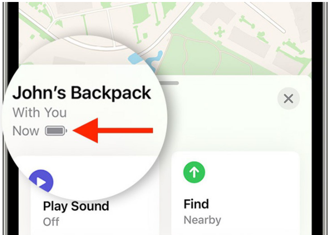 “查找”App 中 AirTag 電池電量顯示已被蘋果移除