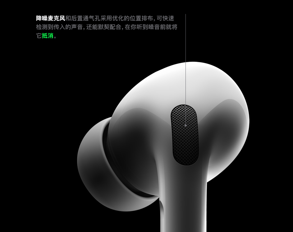 蘋果 AirPods Pro 2 發布：支持個性化空間音頻、降噪效果翻倍