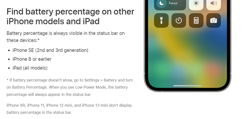 iPhone 11 等機型升級 iOS 16 後仍不支持電量百分比顯示