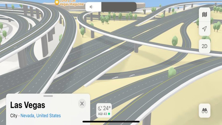 蘋果 iOS 16/15 3D 地圖功能已登錄芝加哥和拉斯維加斯