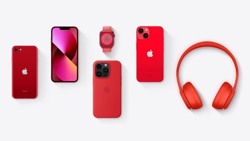 蘋果：Apple Watch 可下載 7 款 (RED) 版紅色表盤