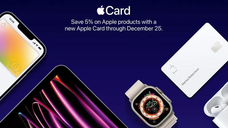 Apple Card 新客戶本月購買蘋果產品可享 5% 返現，儲蓄賬戶功能即將上線