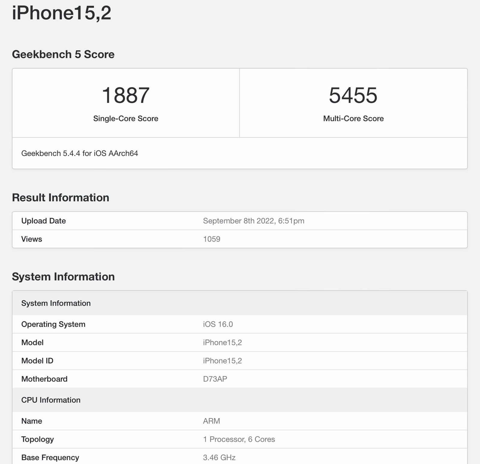 iPhone14Pro跑分疑似曝光：A16還是有顯著的提升？