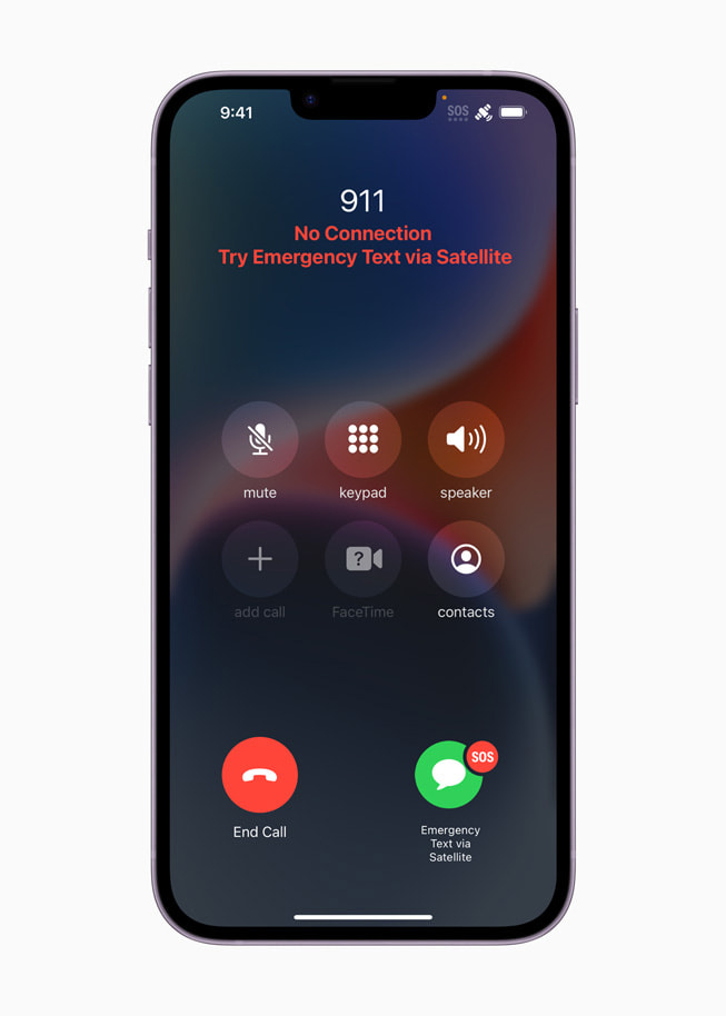 蘋果 iPhone 14 系列衛星 SOS 緊急求救服務正式上線
