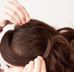 簡單的韓式卷髮盤髮步驟