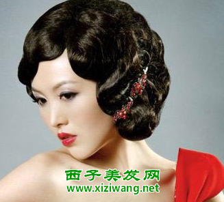 中式復古盤髮髮型